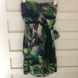 Arden B strapless dress